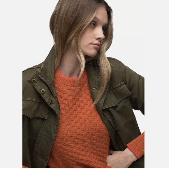 Womens PrAna Sancho Jacket EUC Size M Olive Green Military Cargo Pocket - Picture 5 of 16